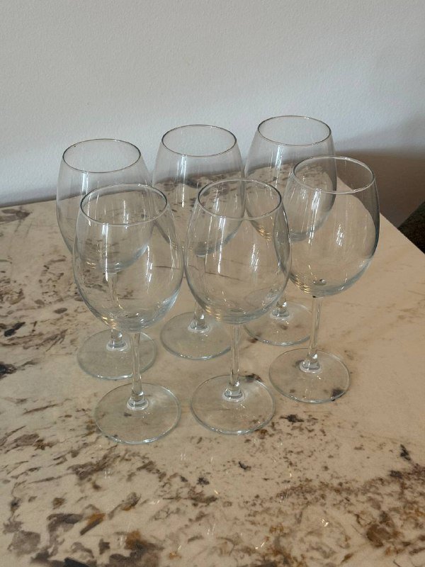 6 бокалов для вина
