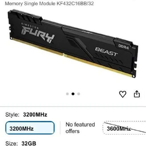 Kingston Fury 32GB RAM