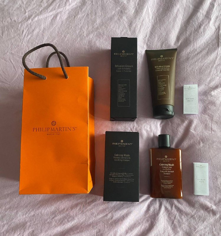 Шампунь 320мл, термозащита 200мл Philip Martins