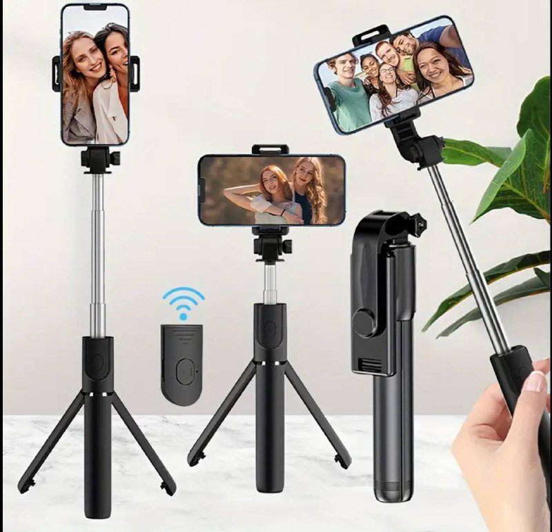 селфи-палка тринога с пультом для фото, держатель для смартфона