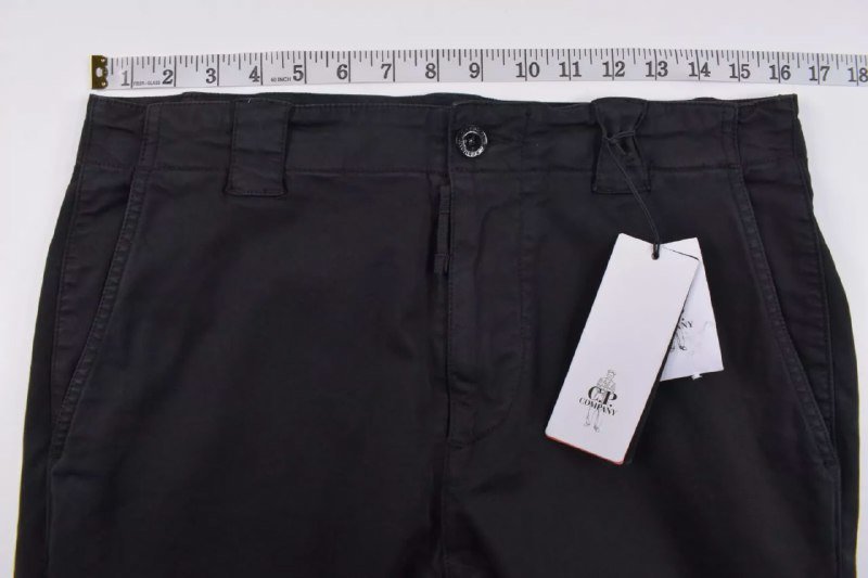 Новые брюки C.P. Company Cotton Blend Satin Jogger Pants черные 46 размер 7