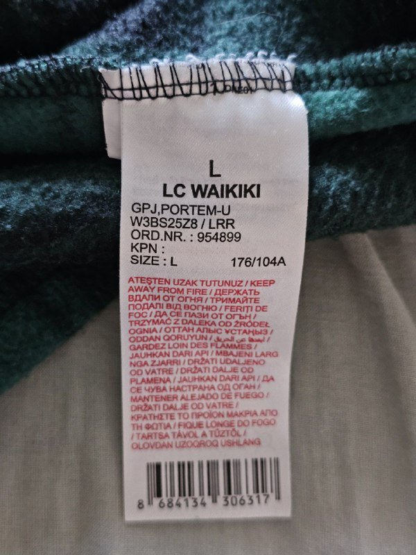 Мужская флисовая кофта Waikiki, размер L 3