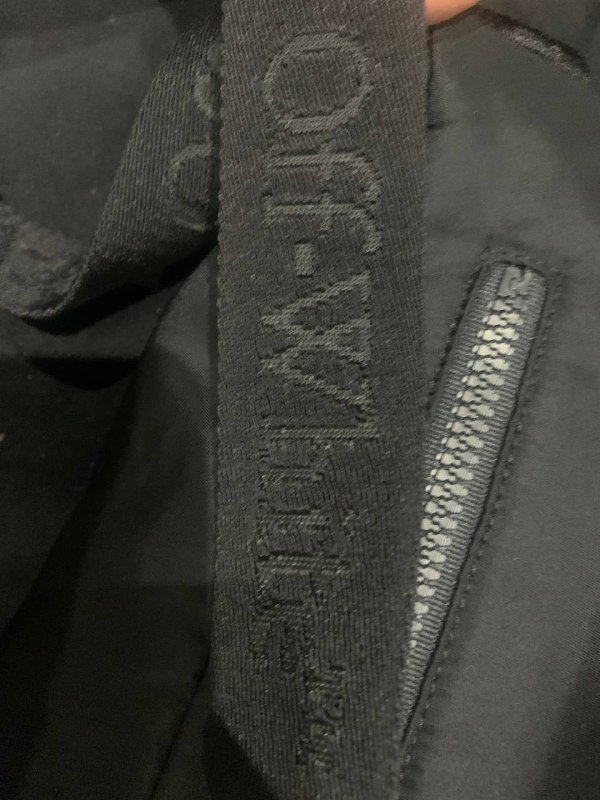 черная нейлоновая поясная сумка Off-White™ 3