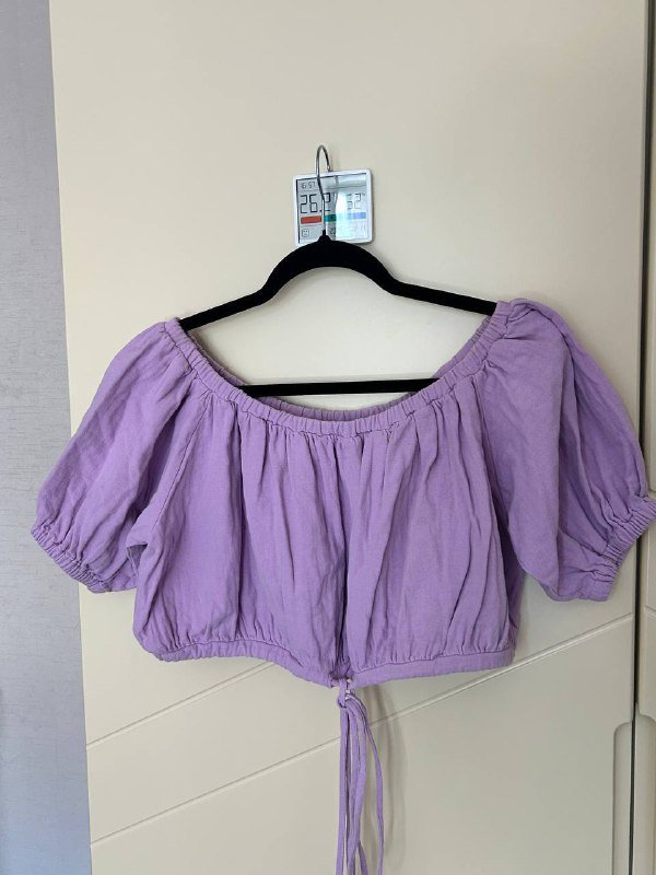 Укороченный топ лилового оттенка Studio 29, размер М