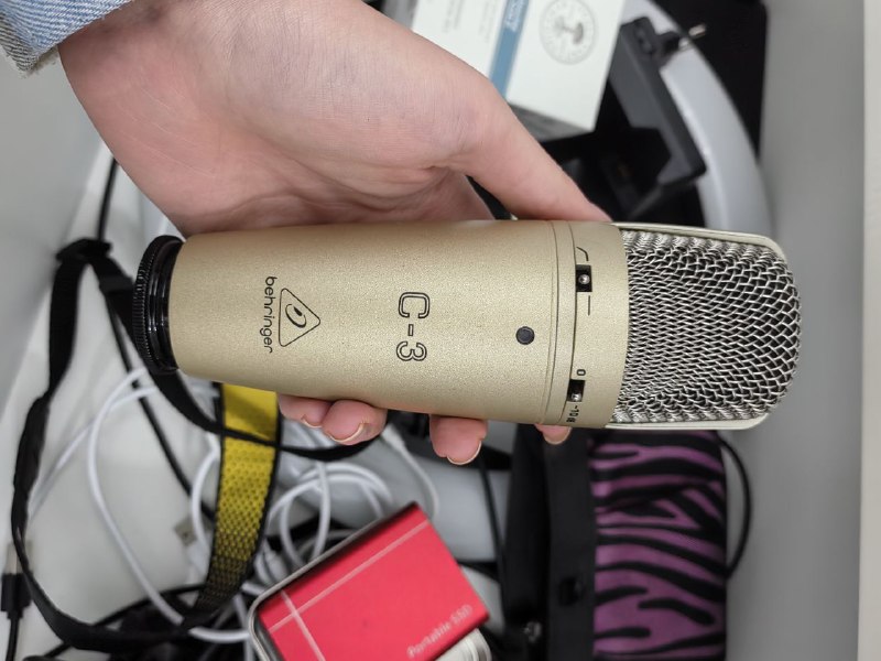 Фотоаппарат Nikon Z50, микрофон Behringer C-3, звуковая карта Steinberg UR22 Yamaha 7