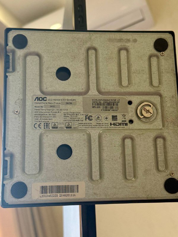 Монитор AOC 24V2Q 23.8" Full HD IPS 75Hz 4