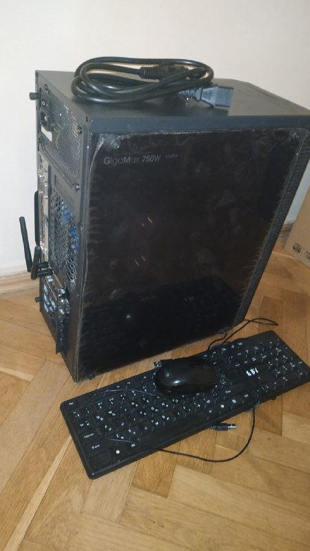 Компьютер Intel I7-7700K, 16GB RAM, SSD 1Tb, GTX 1050 Ti, клавиатура и мышь 2