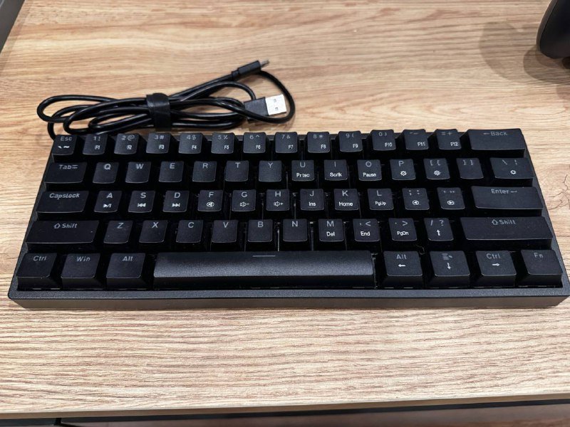 Микрофон, клавиатура, вертикальная мышь Delux M618XSD 2