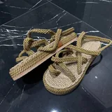 Женские плетёные сандали 2