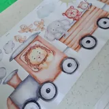 Зонты, сумка, тумбочки, столик, наклейки, туфли, кронштейн 5