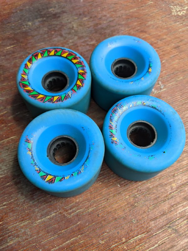 Powell Peralta SSF Primo 66MM 82A Blue Skate Wheels 3