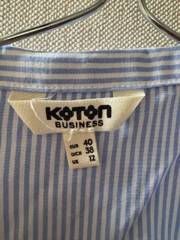 Рубашка женская базовая светло-голубая EUR 40 3