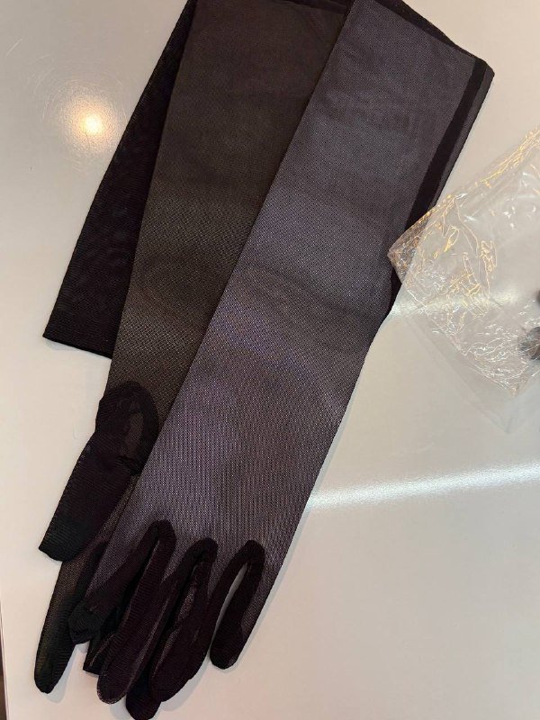 Женские перчатки тканевые, сеточка, замша 3