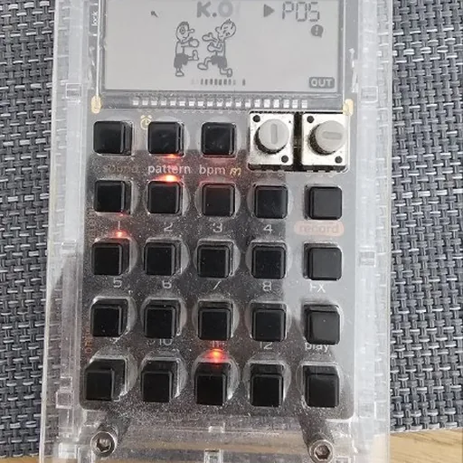 Pocket Operator KO в акриловом кейсе
