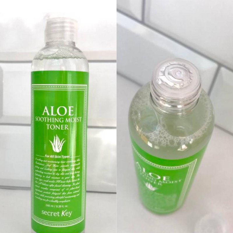 Успокаивающий увлажняющий тонер Aloe