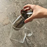 Стеклянный заварочный чайник с металлическим фильтром 1