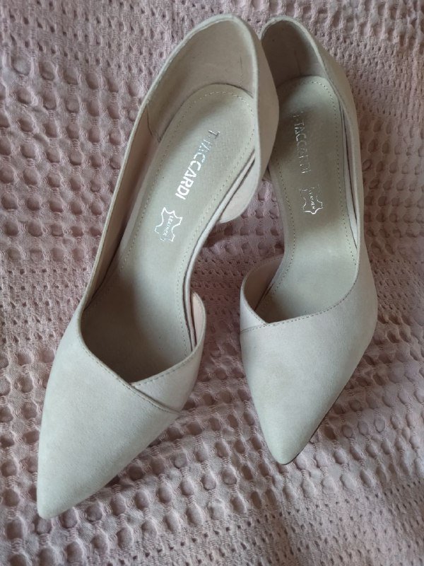 бежевые замшевые женские туфли размер 37