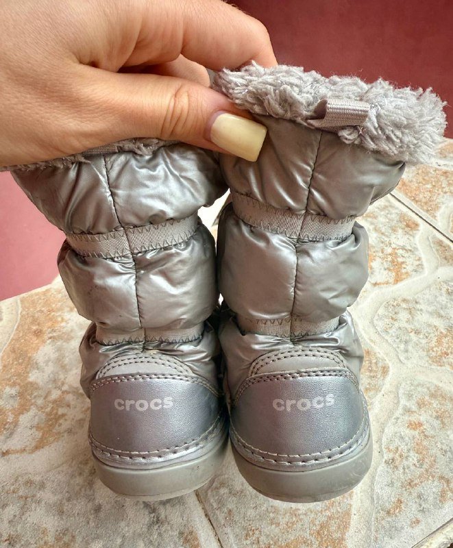 Зимние сапоги crocs C8 размер 3