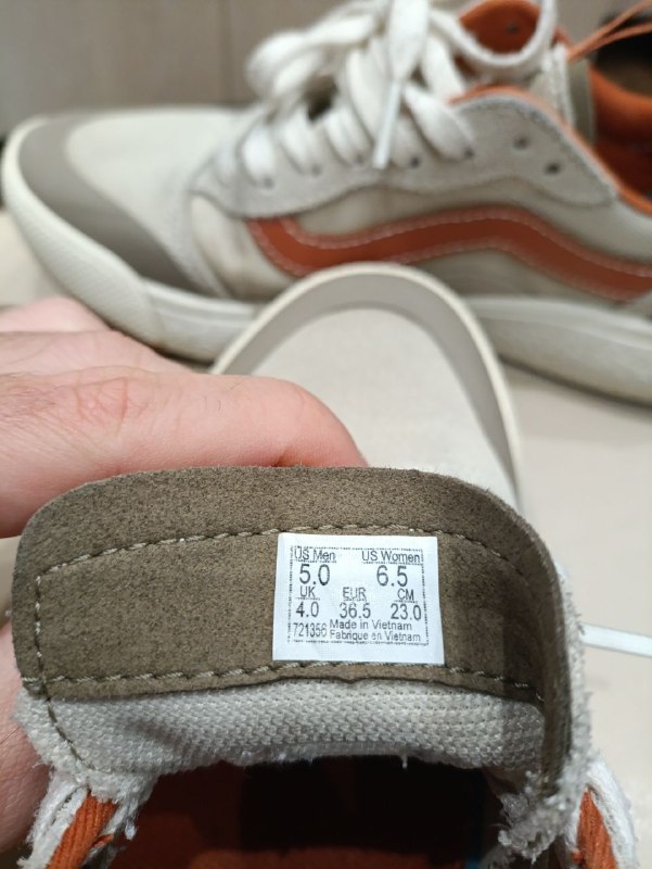 Кеды Vans оригинал, обувь женская, размер 36.5 5