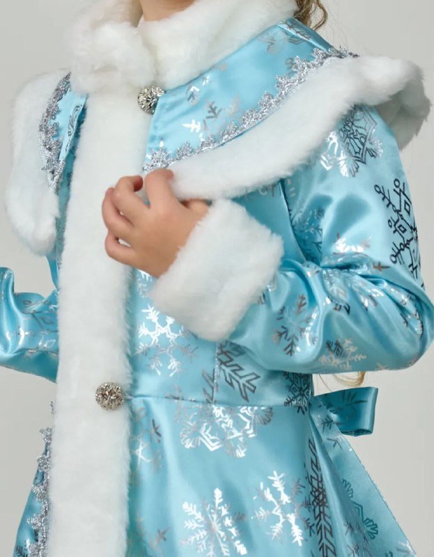Костюм снегурочки для девочки 9-10 лет 5