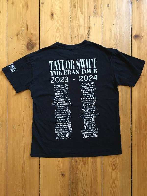 Футболка Taylor Swift Eras Tour 2023-2024 размер S 2