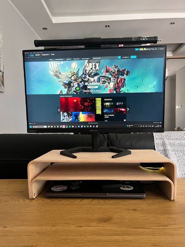 Монитор Philips Momentum 24, лампа освещения на магнитах