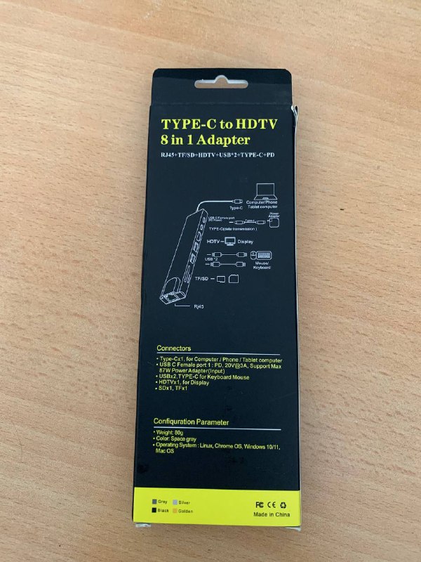 Type C концентратор хаб 8 в 1 2