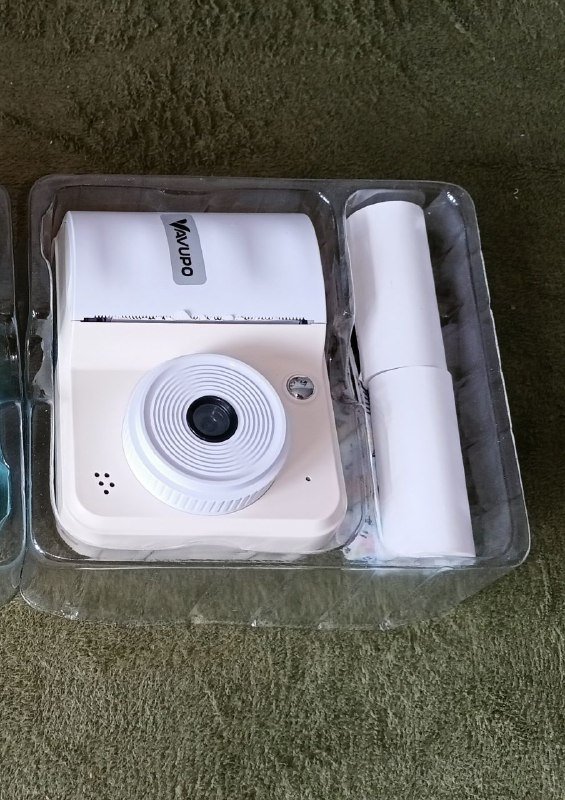 Фотоаппарат чековой печать бежевый