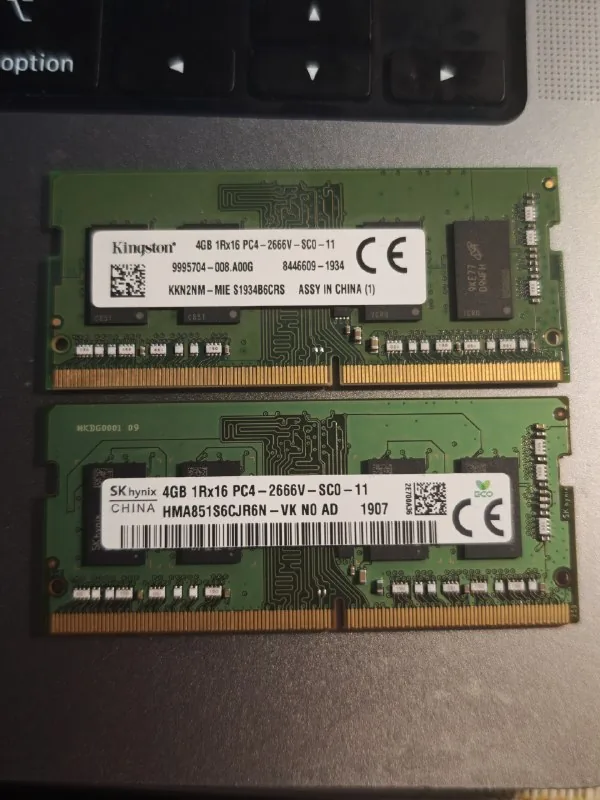 Оперативная память SODIMM DDR4 4GB, Kingston, Hynix