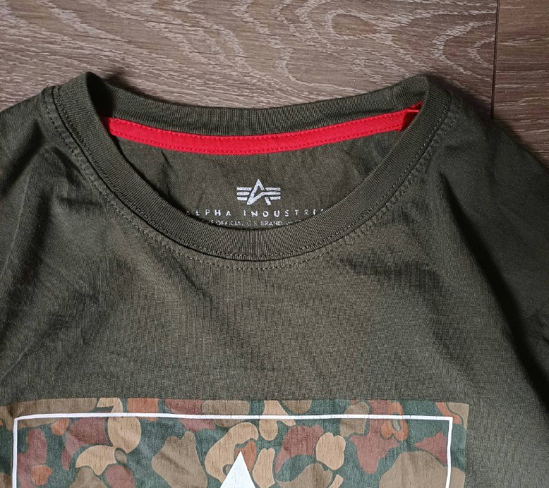 Alpha Industries длинный рукав футболка размер M 4