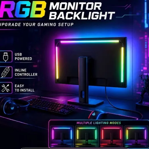 RGB подсветка для монитора