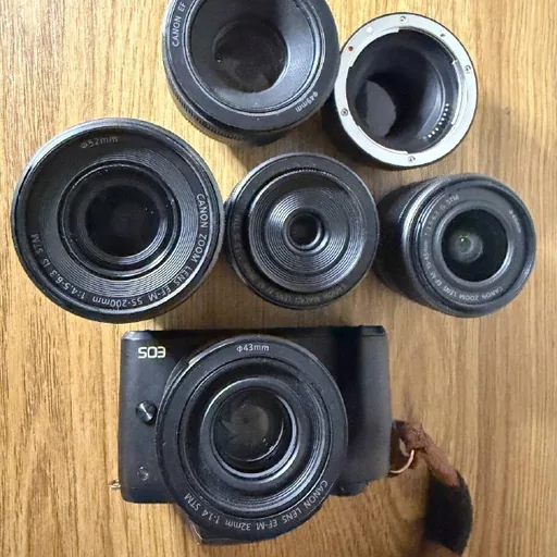 Canon EOS M50 Mark II с объективами