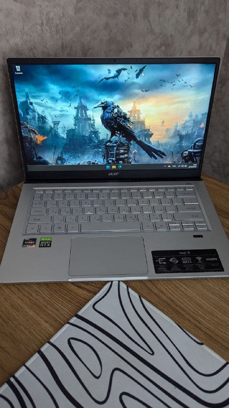 Ноутбук Aser Swift X AMD Ryzen 5 5600U 16 Гб 512 Гб SSD 3
