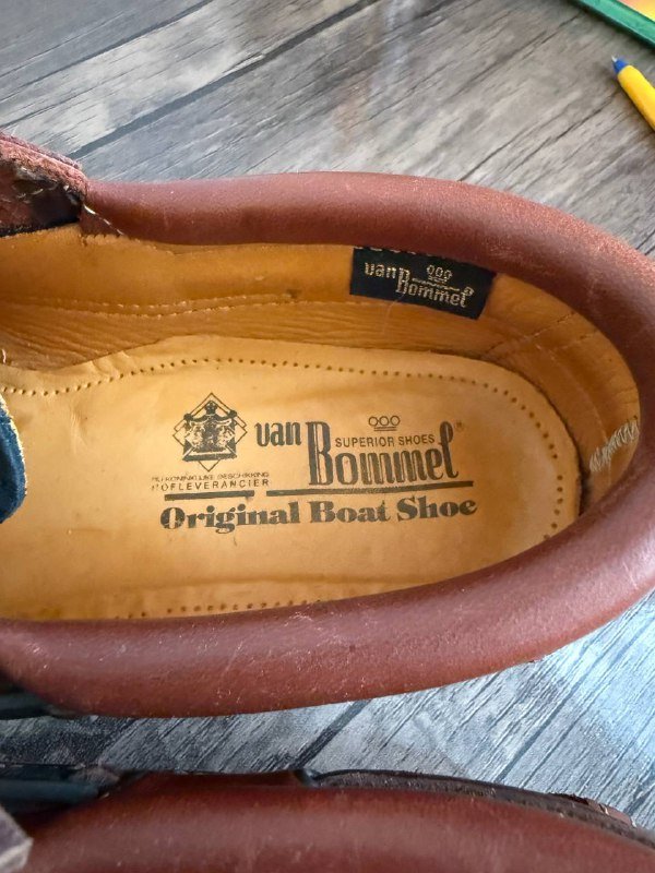 Винтажные Van Bommel Boat Shoes мужские и женские 5