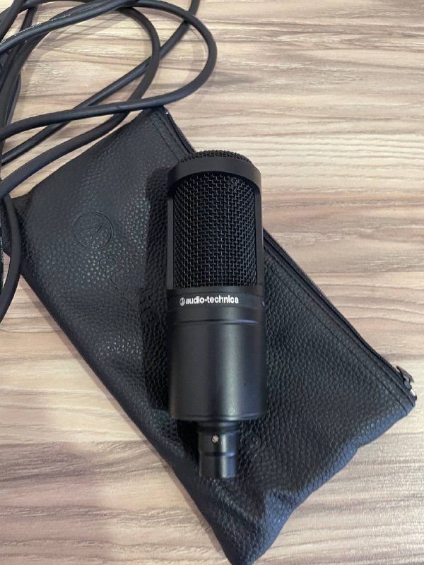 микрофон Audio Technica 2020 с проводом и стойкой 2