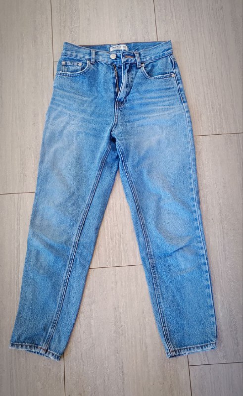 Футболка-платье оверсайз, Худи унисекс, Джинсы Pull&Bear, Винтажная кофта. 3