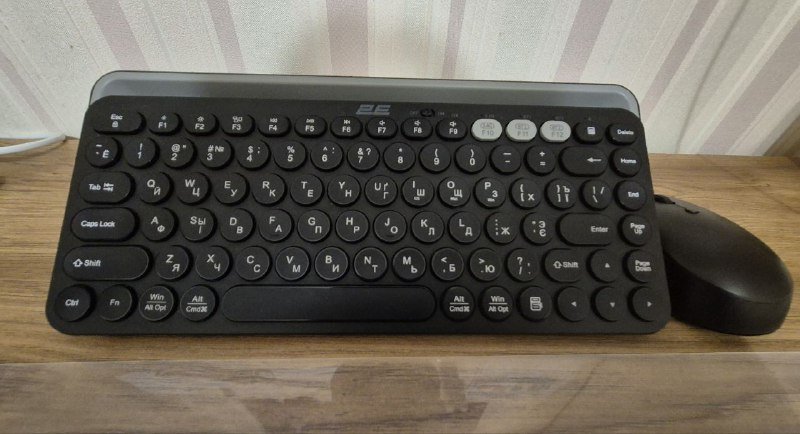 Беспроводная клавиатура 2E KS250 Slim EN/Cyrillic 7