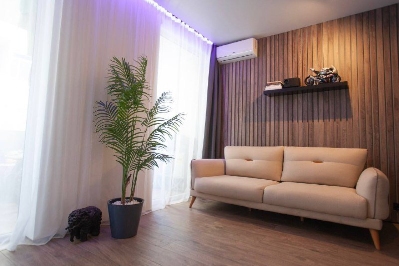 Квартира 1+1 у моря, первая линия, 38 м²