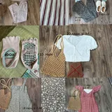 Брюки, йога-носки, толстовка, Crocs, джинсы, пижама, платье, наклейки для ногтей, сумка 2
