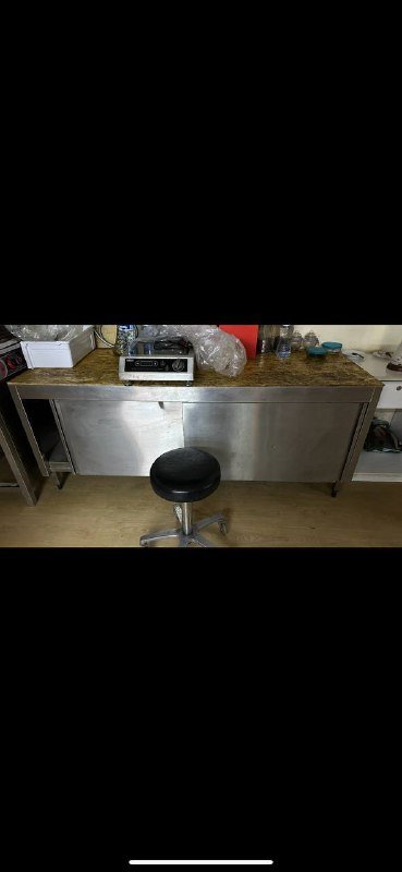 Столы из нержавейки, фритюрница, плита