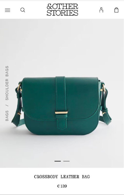 Сумка натуральная кожа &Other stories