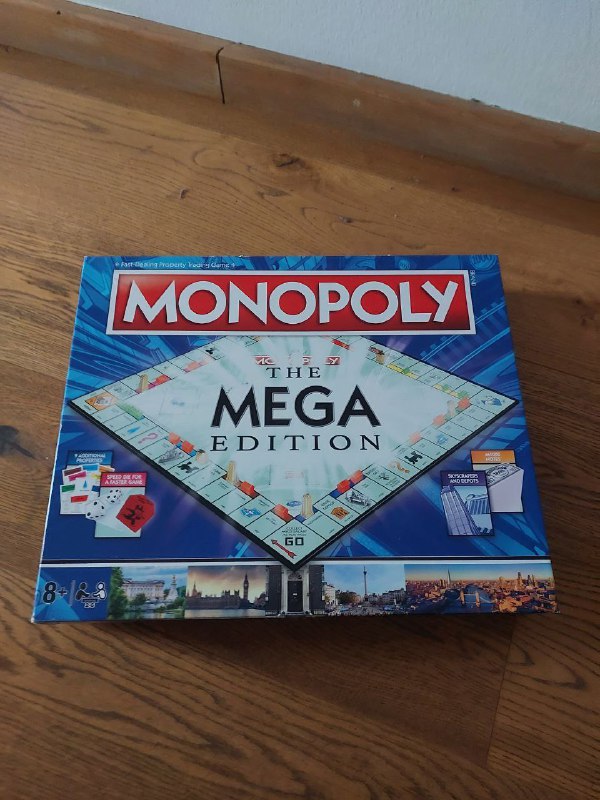 ШАХМАТЫ, Игра Monopoly: mega edition, Сувенирные 100 рублей, Калькулятор, Медаль за первое место, Игральные карты, Картхолдер Visa 2
