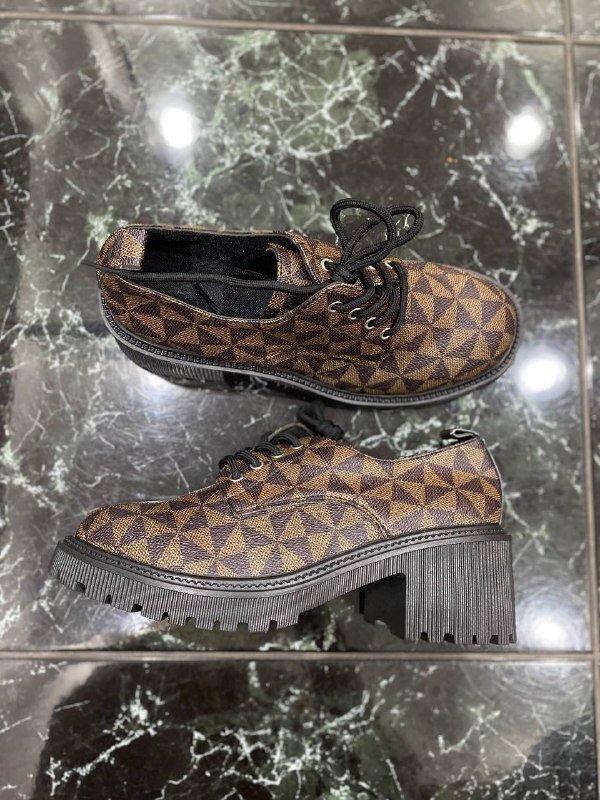 Полуботинки IMAC 41, женские лоферы на каблуке 40 2