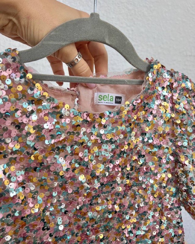 Праздничное платье детское, размер 110 3