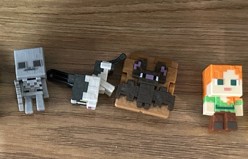 Kinder Joy Minecraft, игрушки фигурки 2
