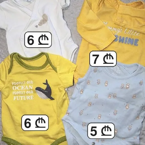 Детская одежда для новорождённых 0–3 мес.