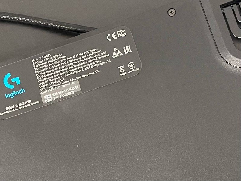 Logitech G815 клавиатура 6