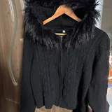 Fur-trimmed sweater, bodysuit, top, long-sleeve shirts, skirt, swimsuit 1
