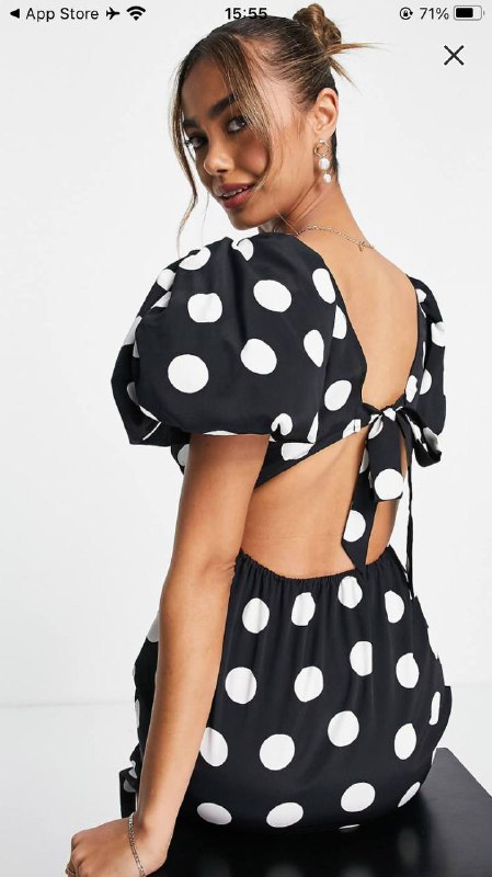 Платье в крупный горох Miss Selfridge UK 16 5