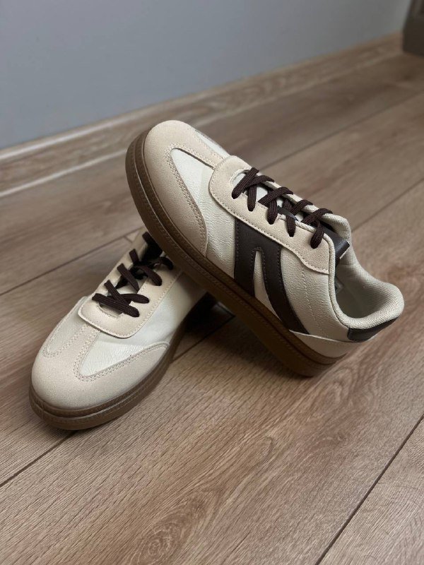 Кроссовки бежевые размер 38 2